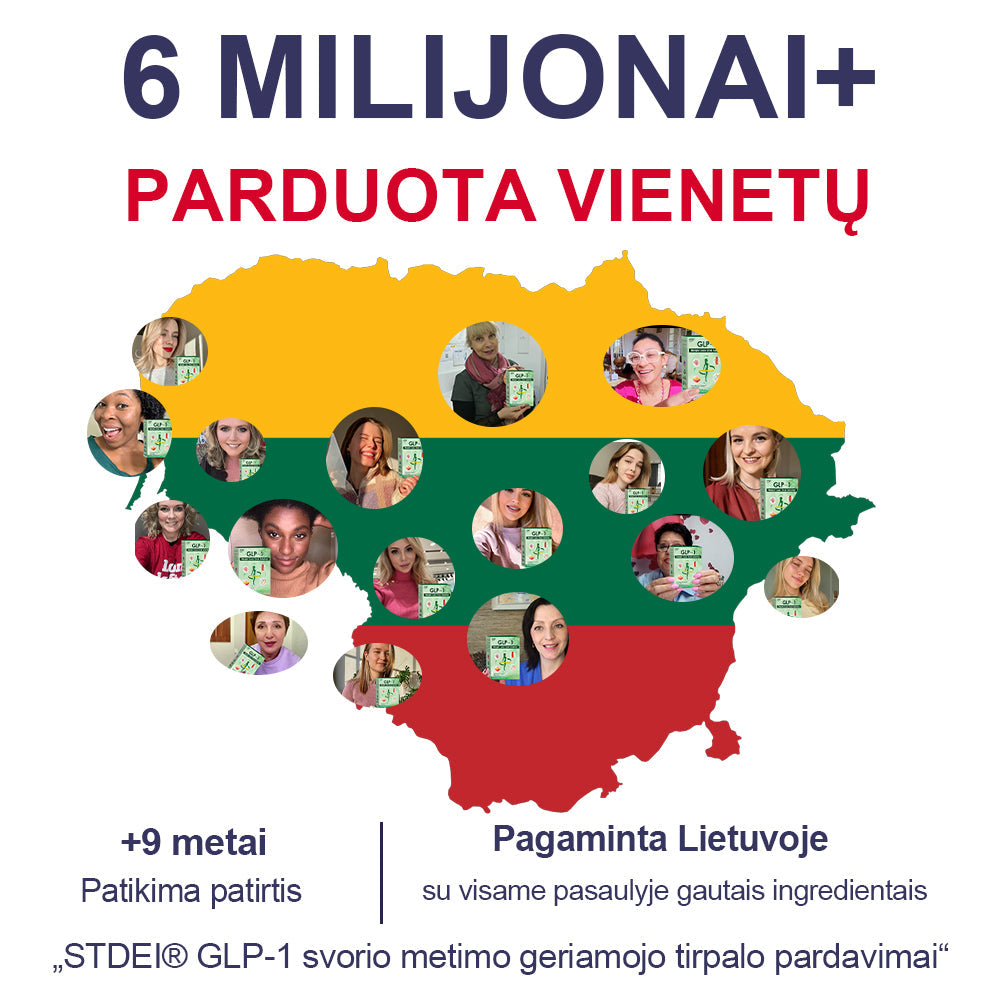 ✅ Rekomenduoja daugiau nei 100 000 žmonių | Oficiali parduotuvė| 𝑆𝑇𝐷𝐸𝐼® 💎💎 𝐺𝐿𝑃-1 𝑆𝑣𝑜𝑟𝑖𝑜 𝑛𝑒𝑡𝑒𝑘𝑖𝑚𝑎𝑠 Ž𝑜𝑑𝑖𝑛𝑖𝑠 𝑠𝑝𝑟𝑒𝑛𝑑𝑖𝑚𝑎𝑠 - Nutukimas, širdies ir kraujagyslių ligos, diabetas, miego apnėja, sąnarių problemos ir daugiau