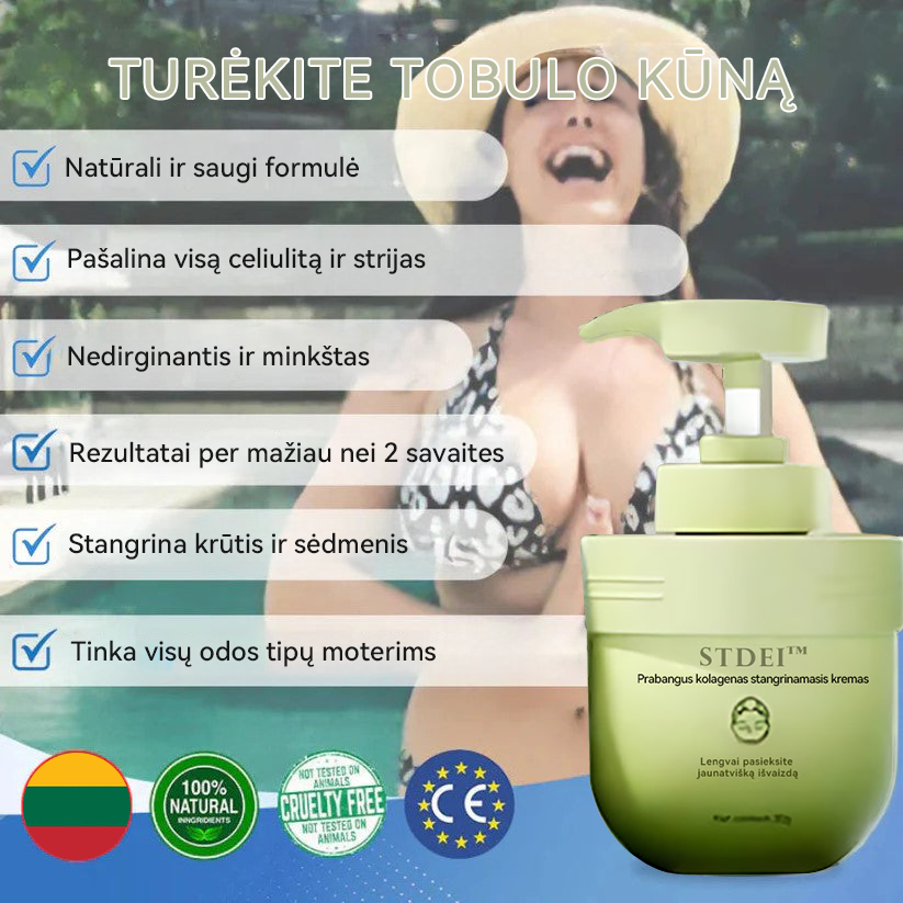 STDEI™ 💖Prabangi kolageno stangrinamoji kremas (atkuria jauno veido odą)✨