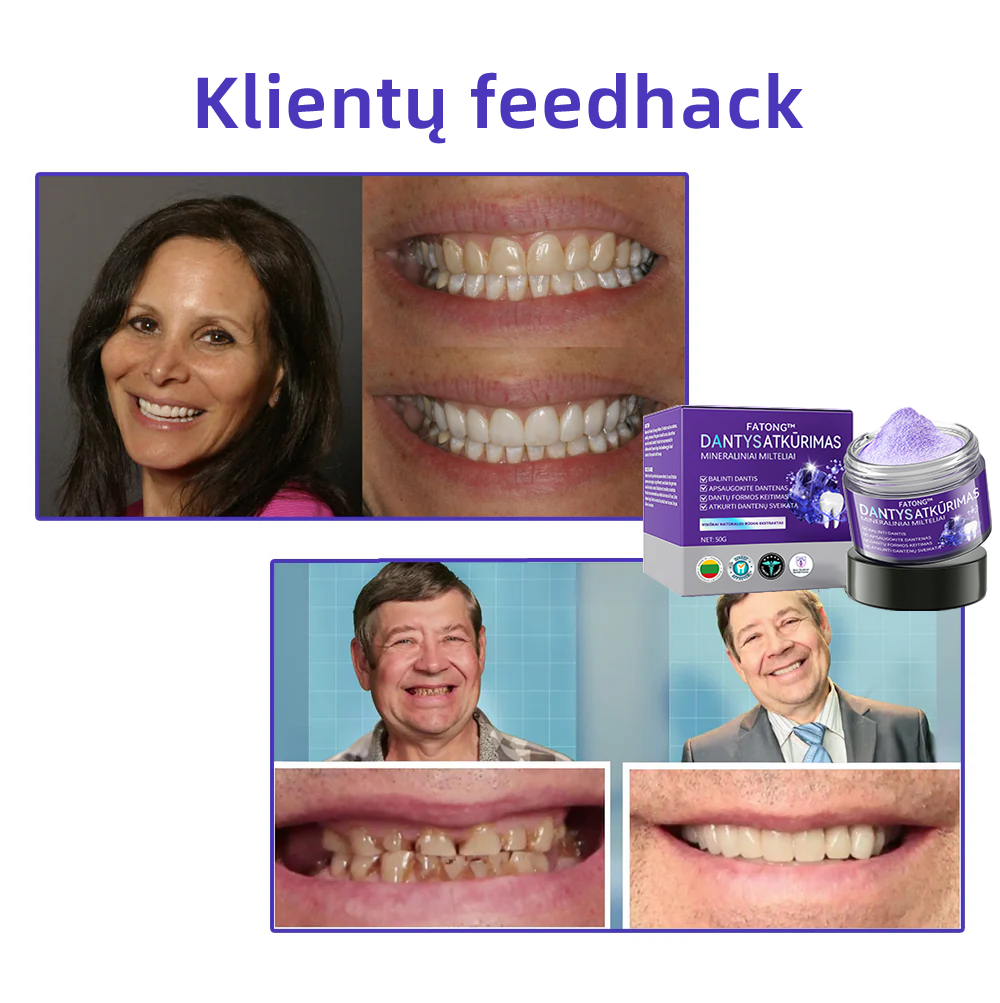 [✅Oficiali parduotuvė] 𝐅𝐀𝐓𝐎𝐍𝐆® Dantų atkūrimo mineralinė milteliai🎉 (LOD rekomenduojama)（🎁 Išskirtinė akcija - nepraleiskite!）